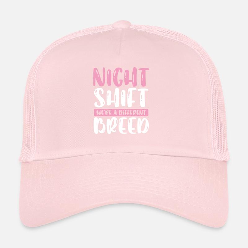 Quart de nuit, nous sommes une race différente Casquette trucker 