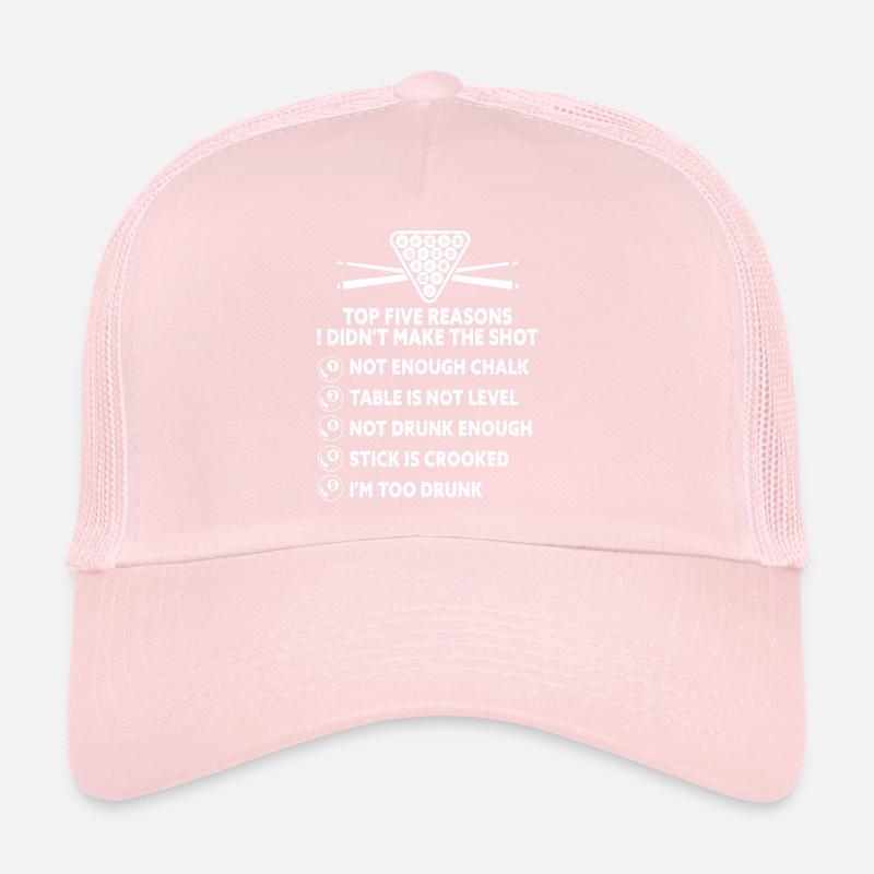 Snooker Pool Billard Trucker Cap