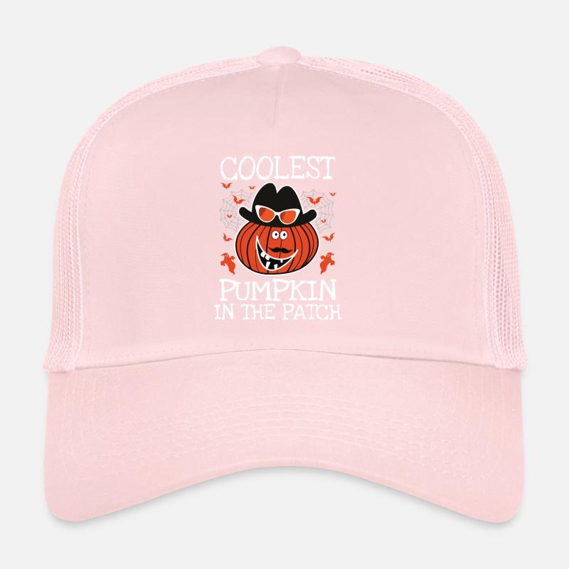 Coolest Pumpkin in the Patch Halloween Trucker Cap