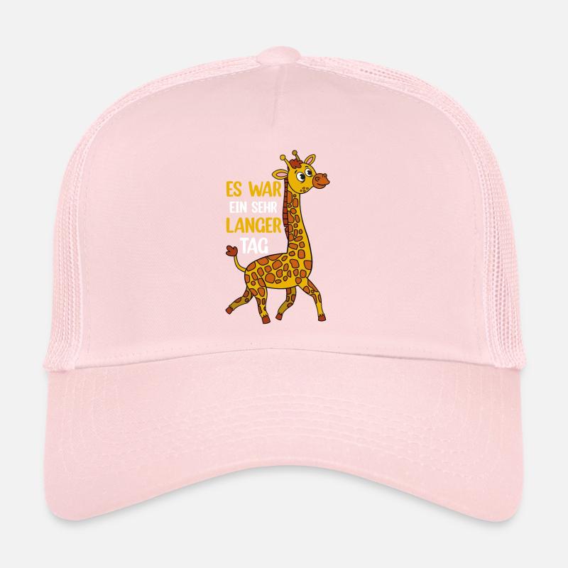 Es War Ein Sehr Langer Tag - Giraffe mit Langem Ha Trucker Cap