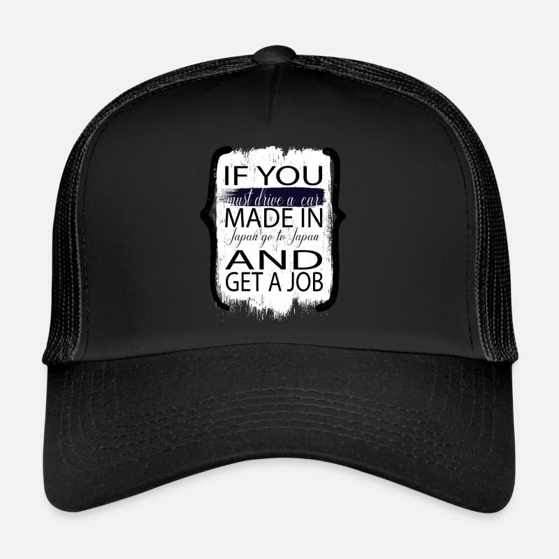 aircraft mechanic tools baseballapparel gift idea - Trucker Cap - black/black