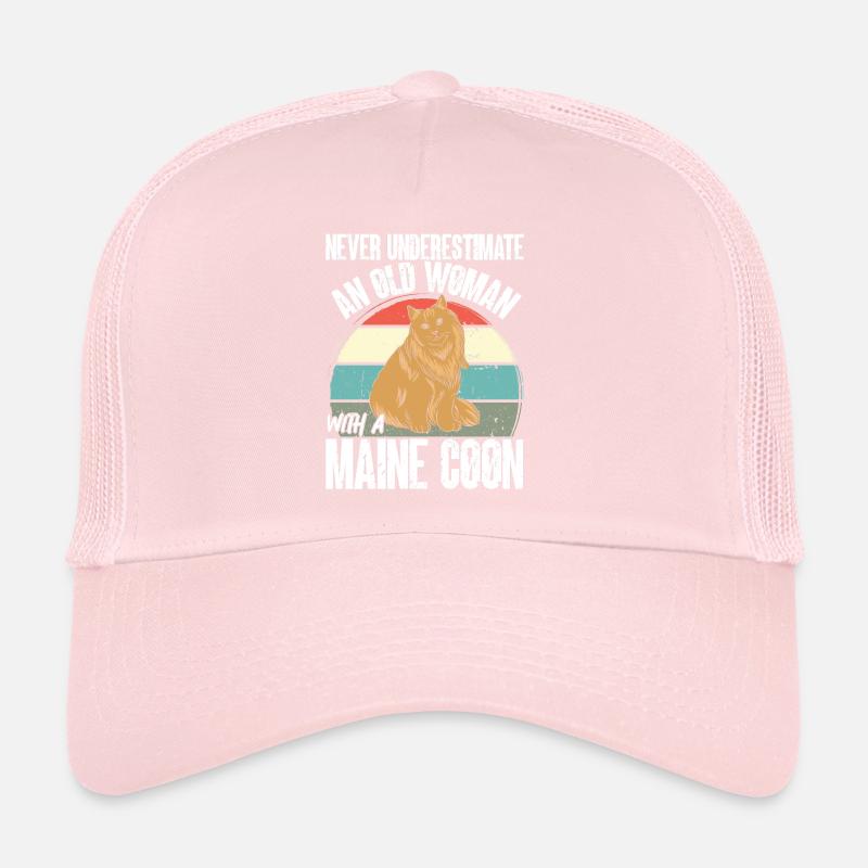 Maine Coon Chat Casquette trucker 