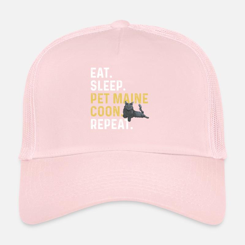 Maine Coon Chat Casquette trucker 