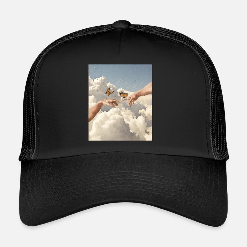 Vintage Cloud Esthétique Dreamcore Angelcore Casquette trucker 