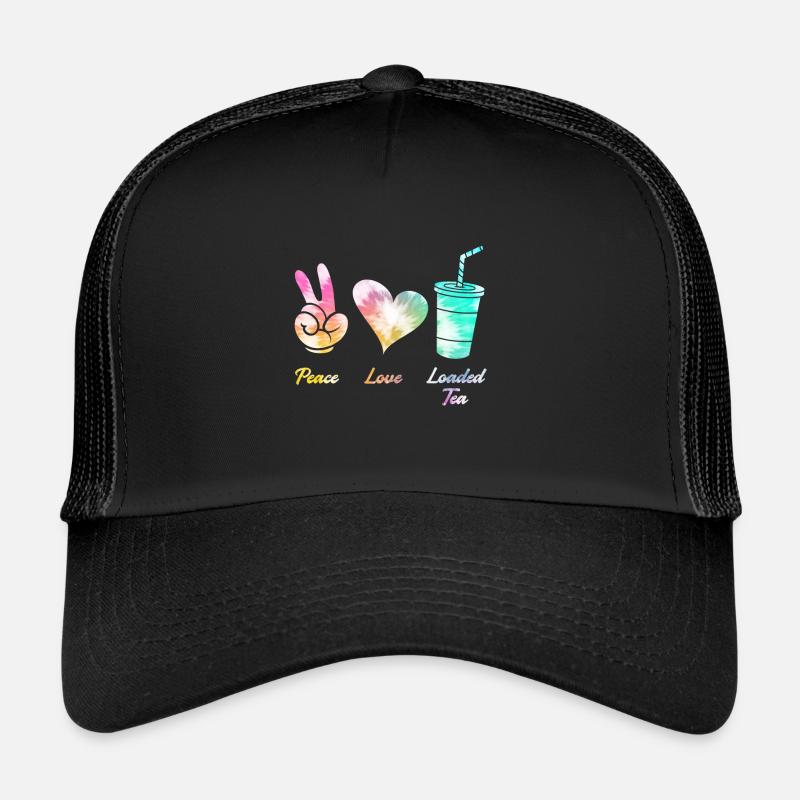 Peace Love Tea Trucker Cap