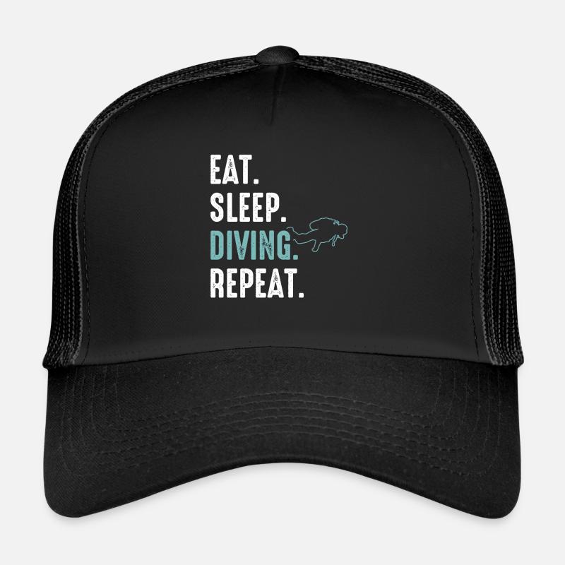 Plongeur sous-marin Plongée océanique Casquette trucker 