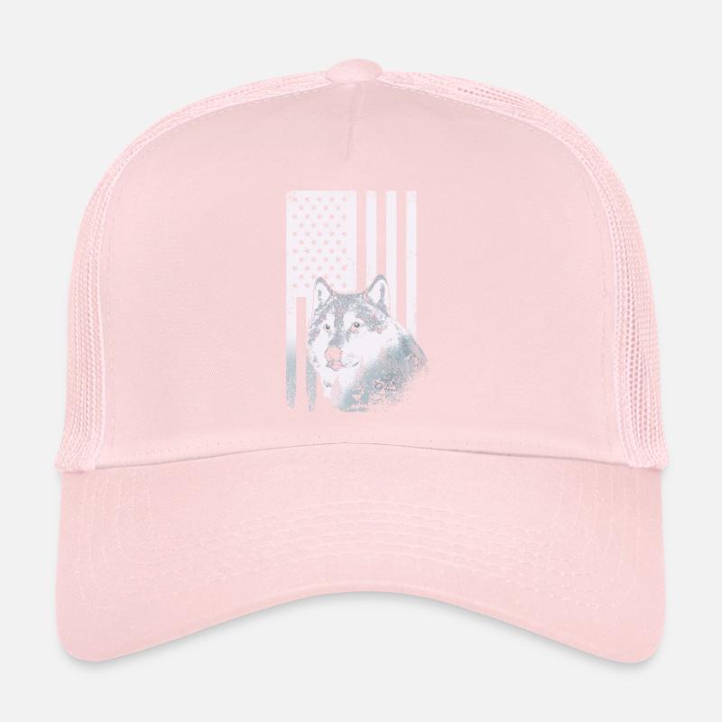 Siberian Husky Dog Trucker Cap