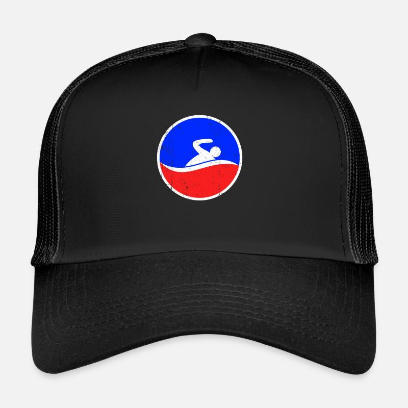 Swimming Logo Trucker Cap