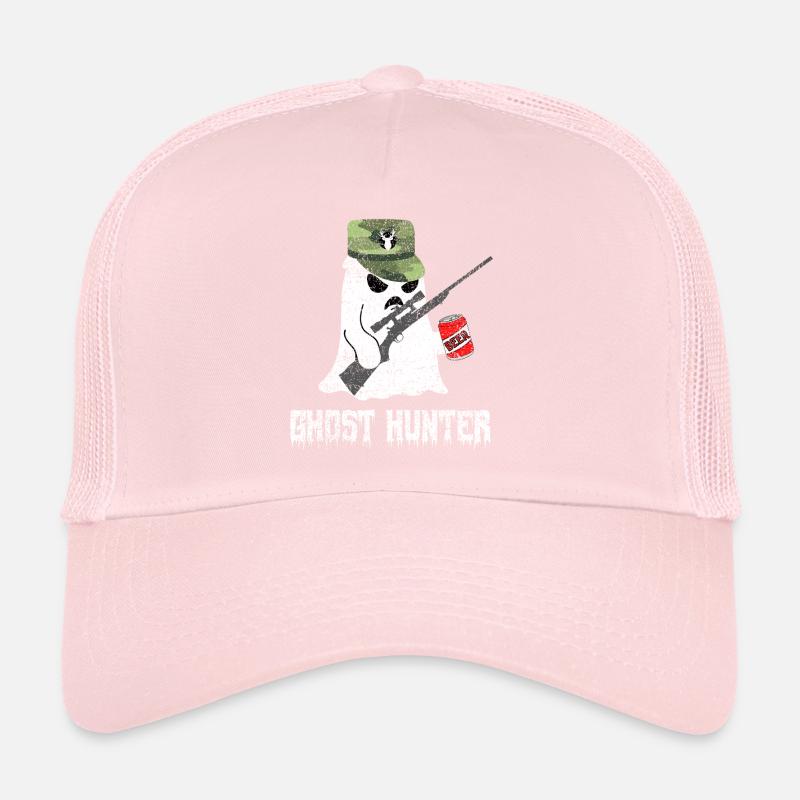 Spooky Ghost Hunter Trucker Cap