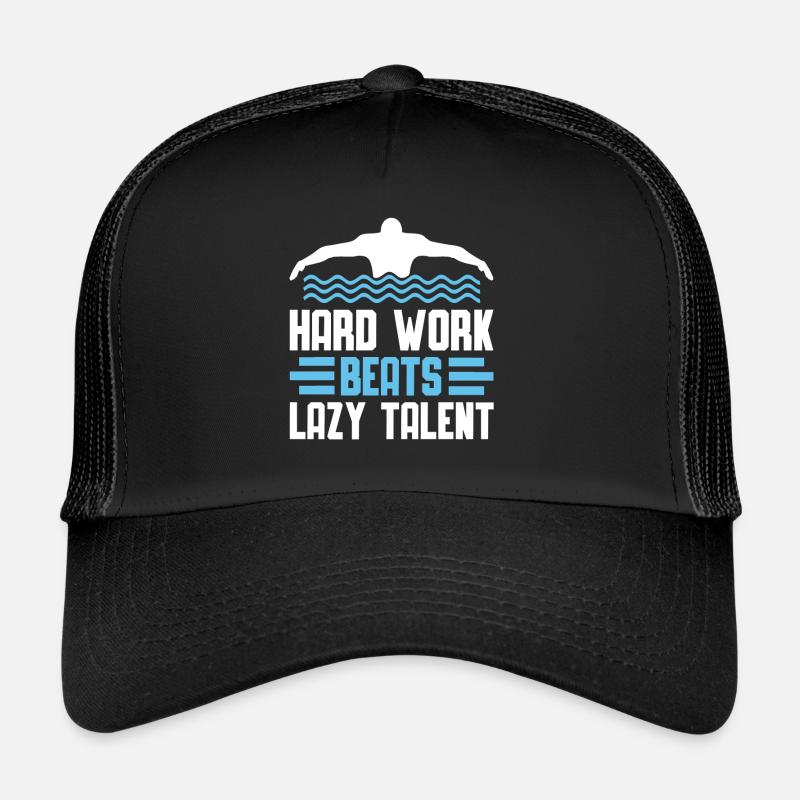 Schimmer Hard Work Beats Lazy Talent Trucker Cap