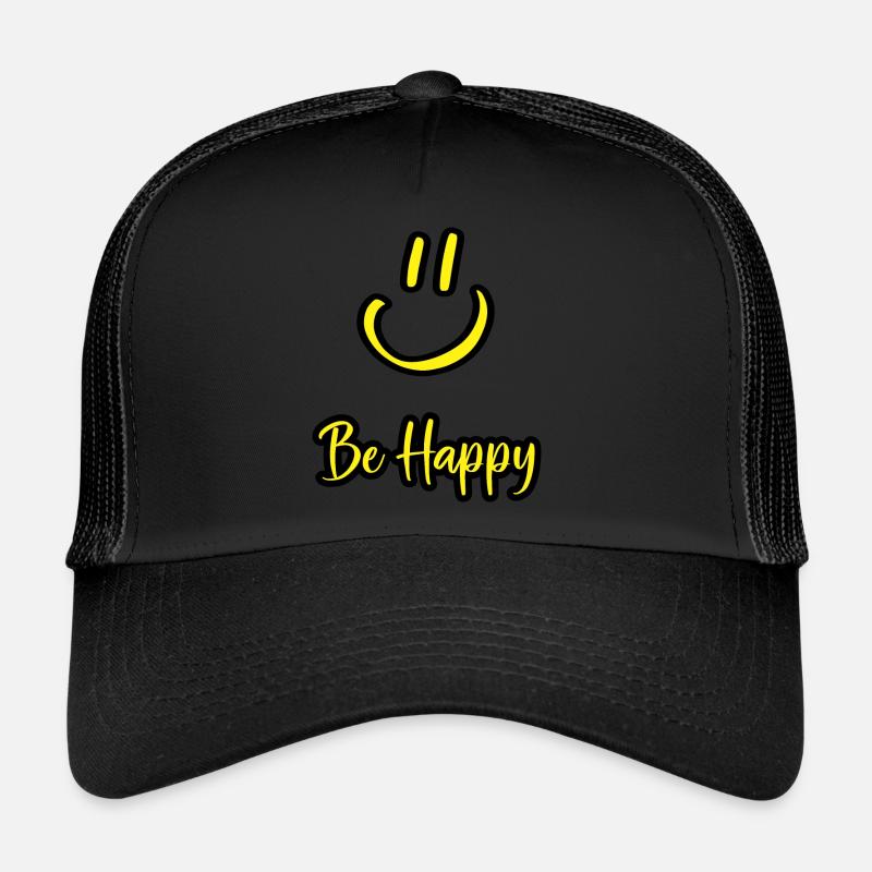Be Happy Trucker Cap