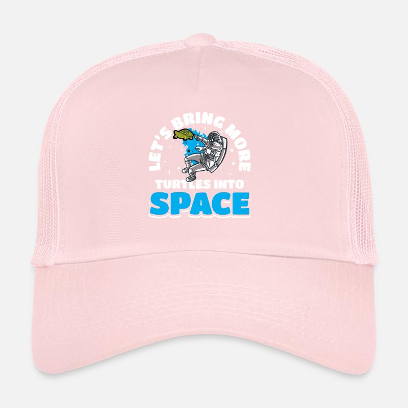 Rocket Ship Satellite Astronauts Trucker Cap