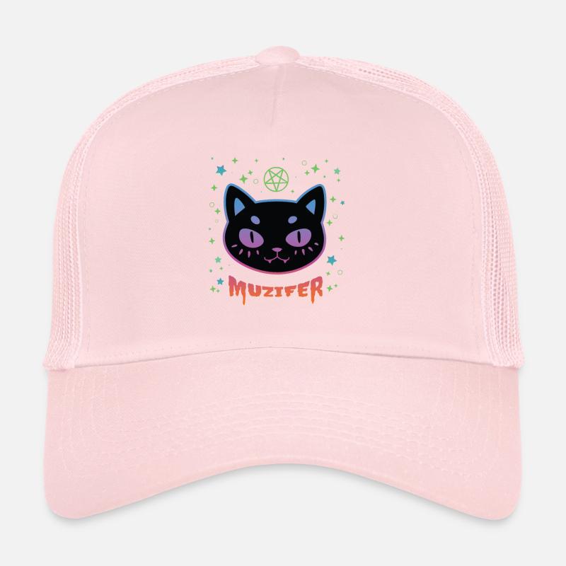 Muzifer Katze Kätzchen Teufel Luzifer Trucker Cap