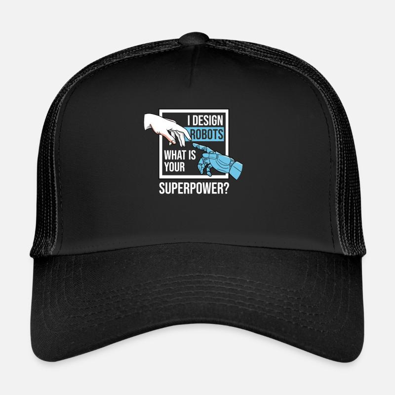 Roboter Maschinenbauer Trucker Cap