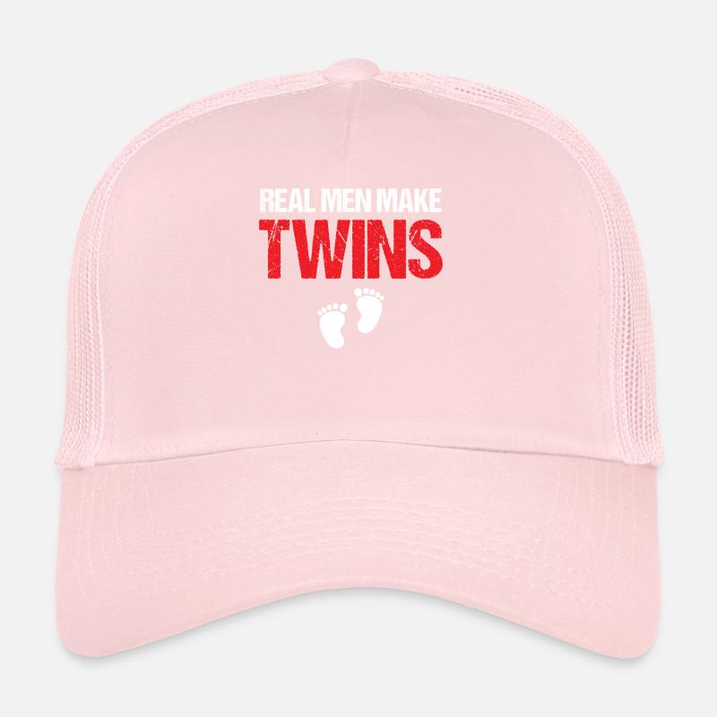 First Time Dad - Real Men Make Twins Trucker Cap