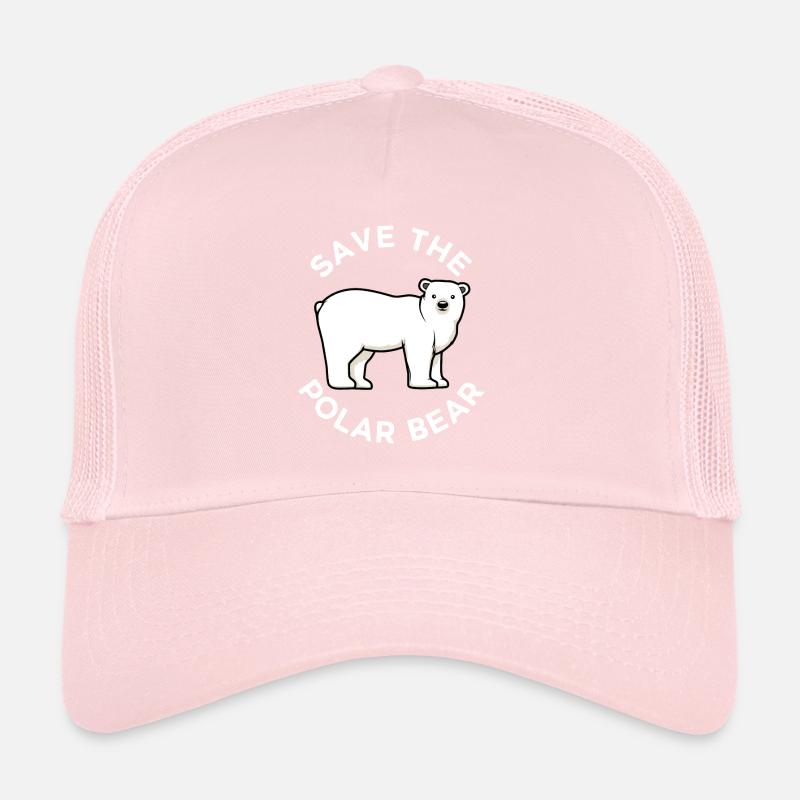 Rette Eisbären Nette Wildtiere Wildnis Trucker Cap