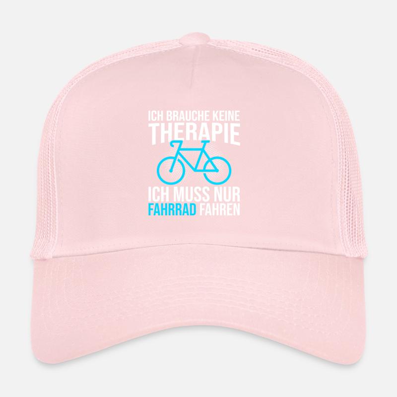 Fahrrad Therapie Spruch Trucker Cap