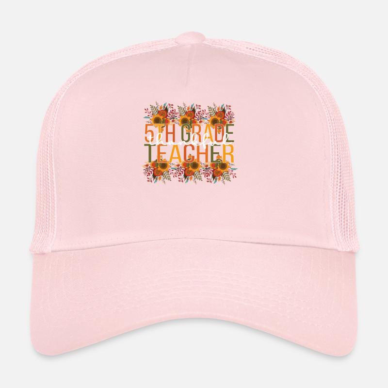5th Grade Teacher Thanksgiving Fifth Grade Crew Trucker Cap