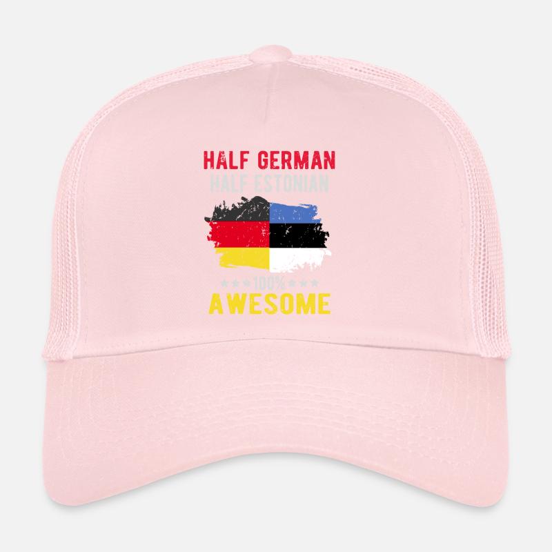 Half German Half Estonian Trucker Cap