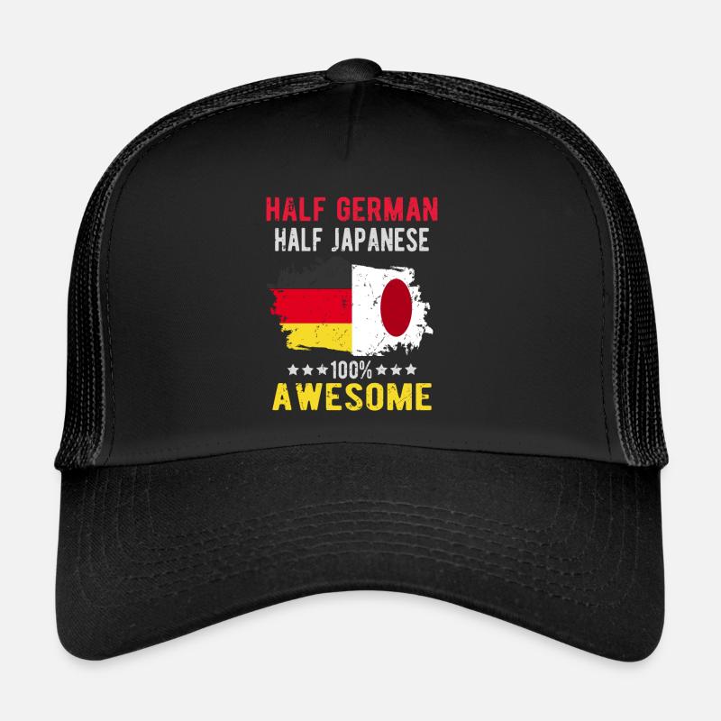 Moitié allemand moitié japonais Casquette trucker 