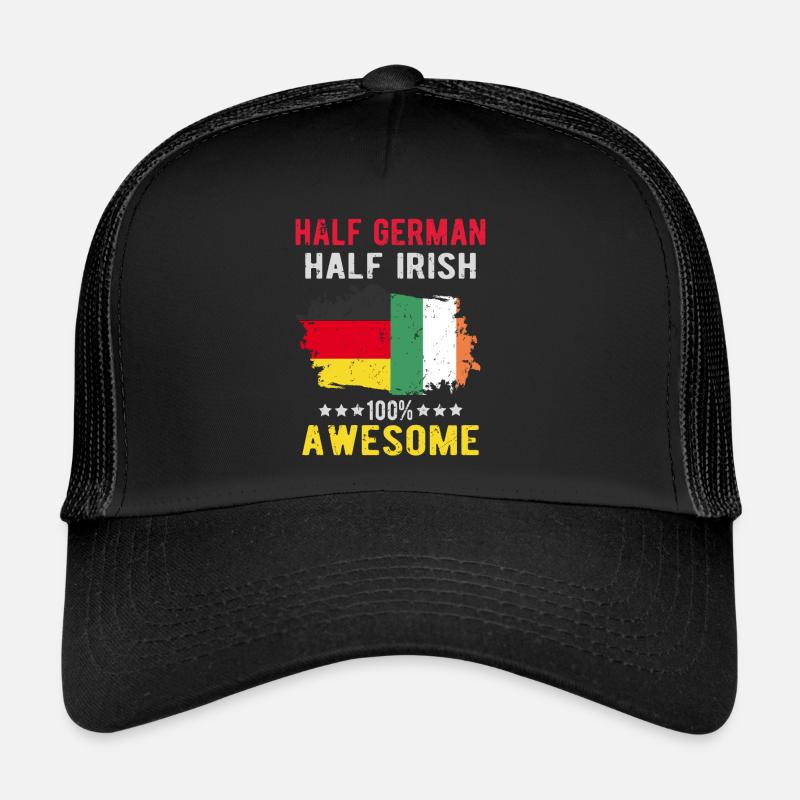 Halb Deutsch Halb Ire Trucker Cap