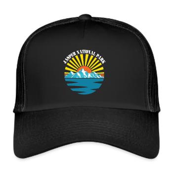 Jasper Alberta National Park Canada Icefields Wasse - Trucker Cap - black/black - Front