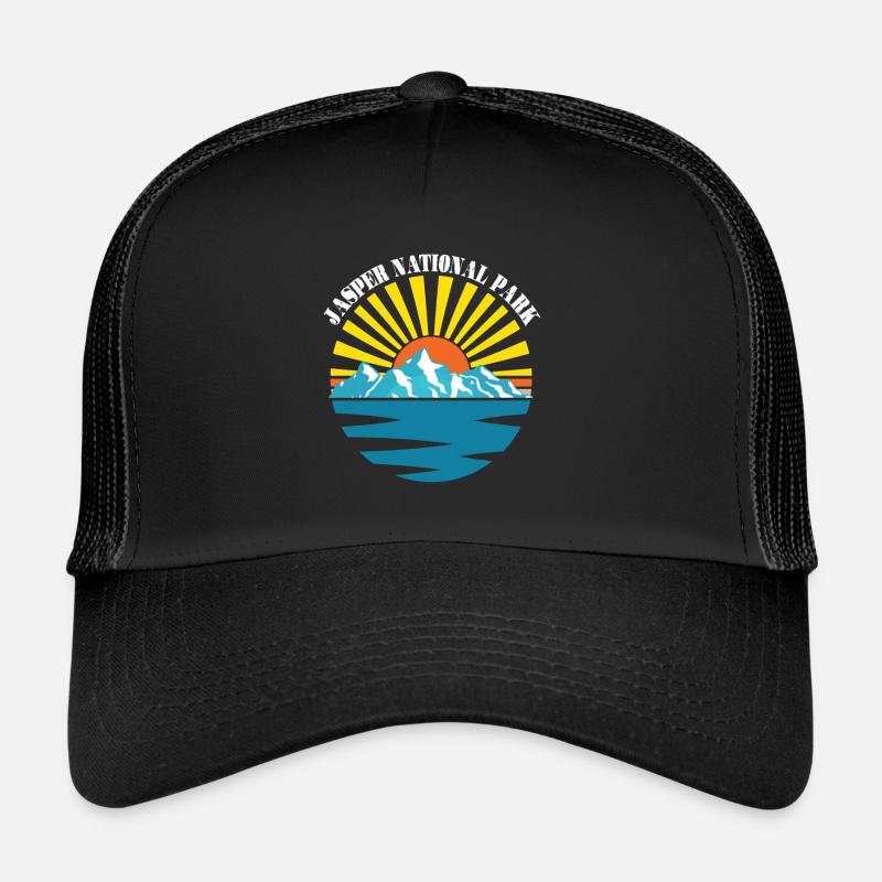 Jasper Alberta National Park Canada Icefields Wasse Trucker Cap