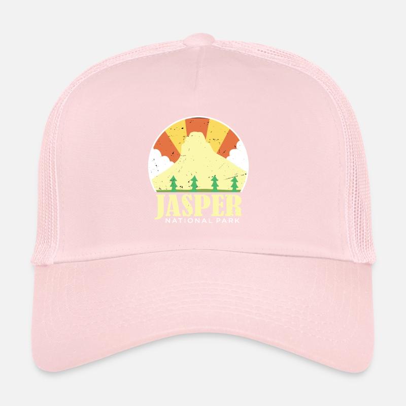 Canada National Park Jasper Alberta Souvenir Icefi Trucker Cap
