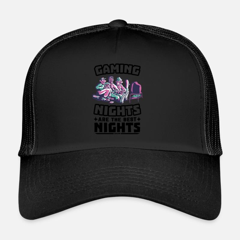 Gaming - Trucker Cap - Schwarz/Schwarz