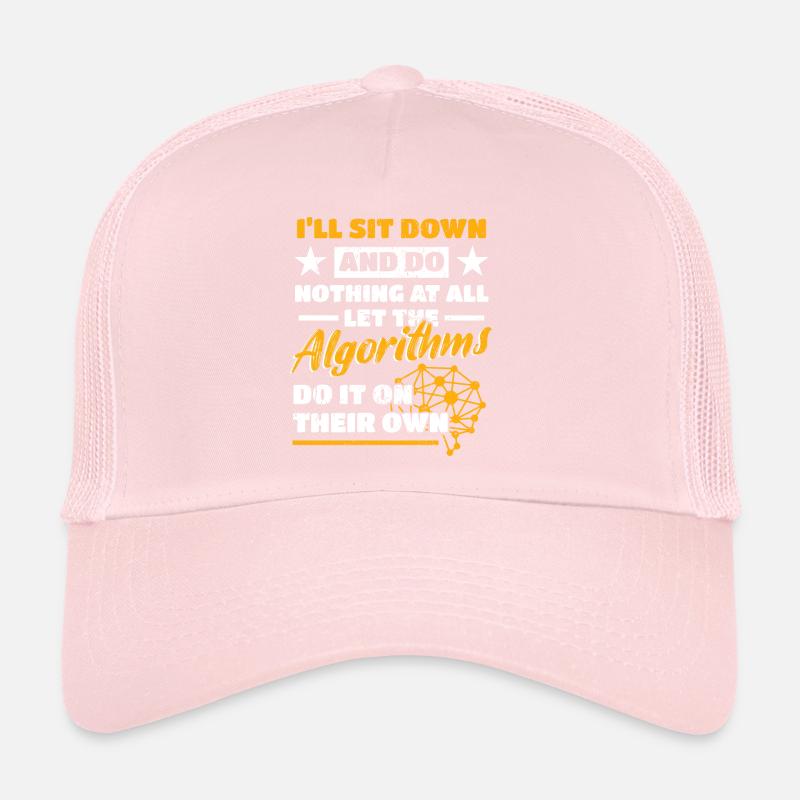 Algorithmes Programmeur Informatique Robot Ingénieur Casquette trucker 