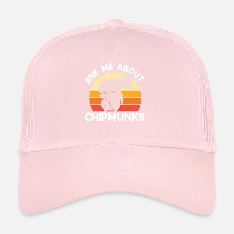 Streifenhörnchen Chipmunk Nagetier Geschenk Trucker Cap