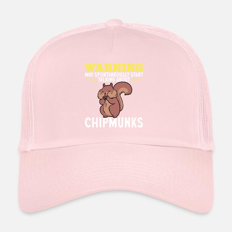 Streifenhörnchen Chipmunk Nagetier Geschenk Trucker Cap