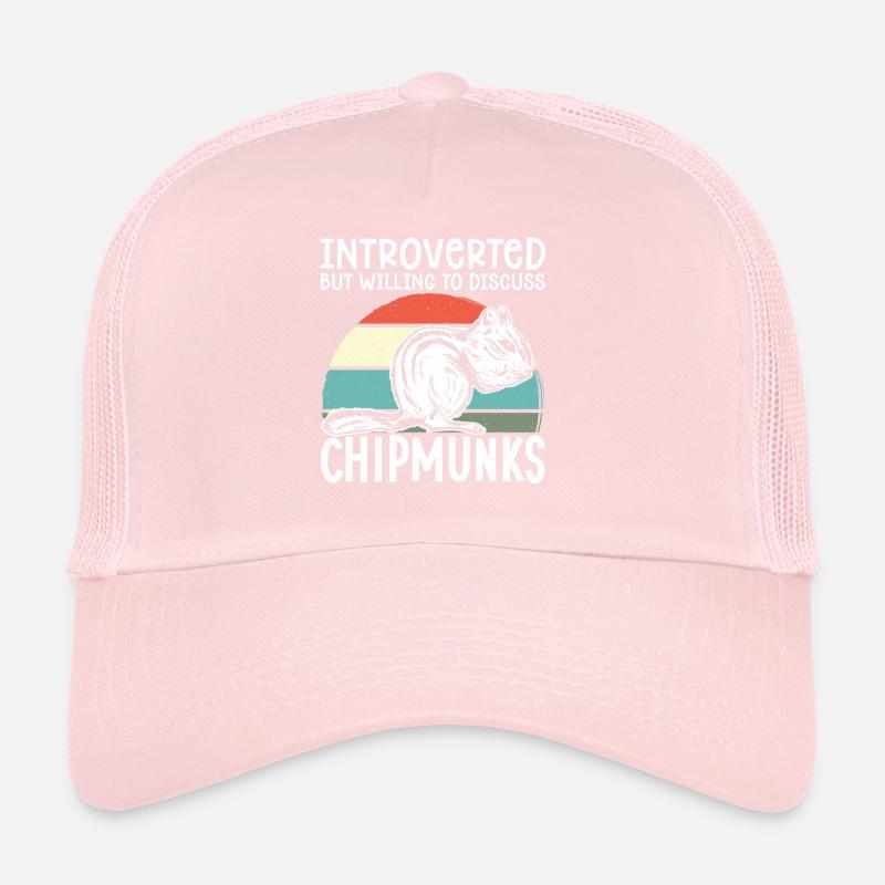 Streifenhörnchen Chipmunk Nagetier Geschenk Trucker Cap