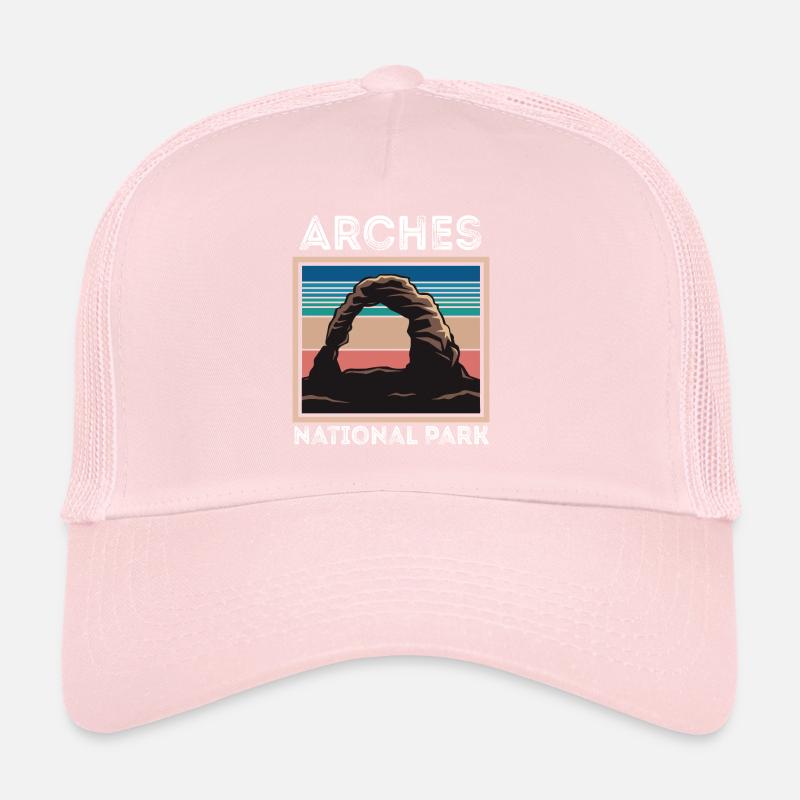 Arches National Park Utah Moab Canyon Souvenir Wall Trucker Cap