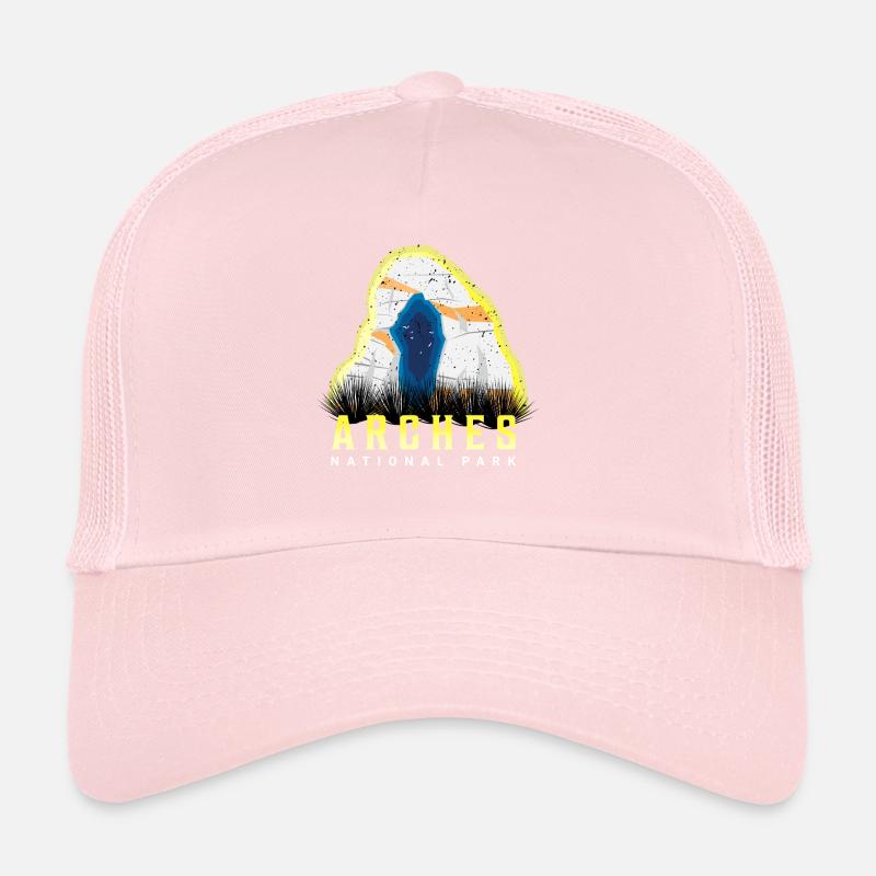 Canyon Camping Arches Parc National Souvenir Moab U Casquette trucker 