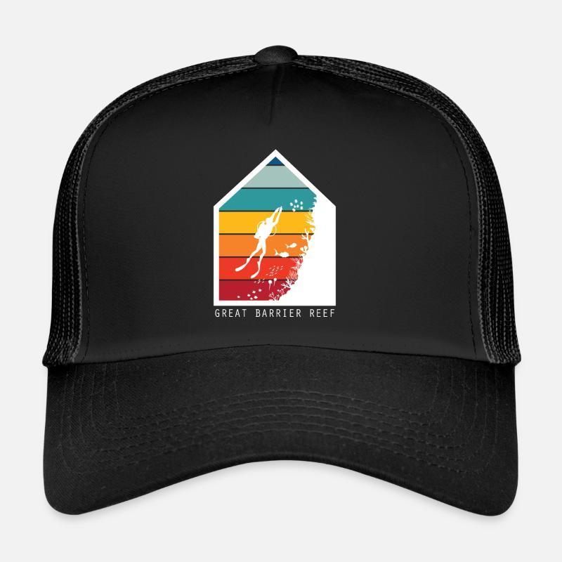 Mer de corail Australie Grande barrière de corail Ta Casquette trucker 