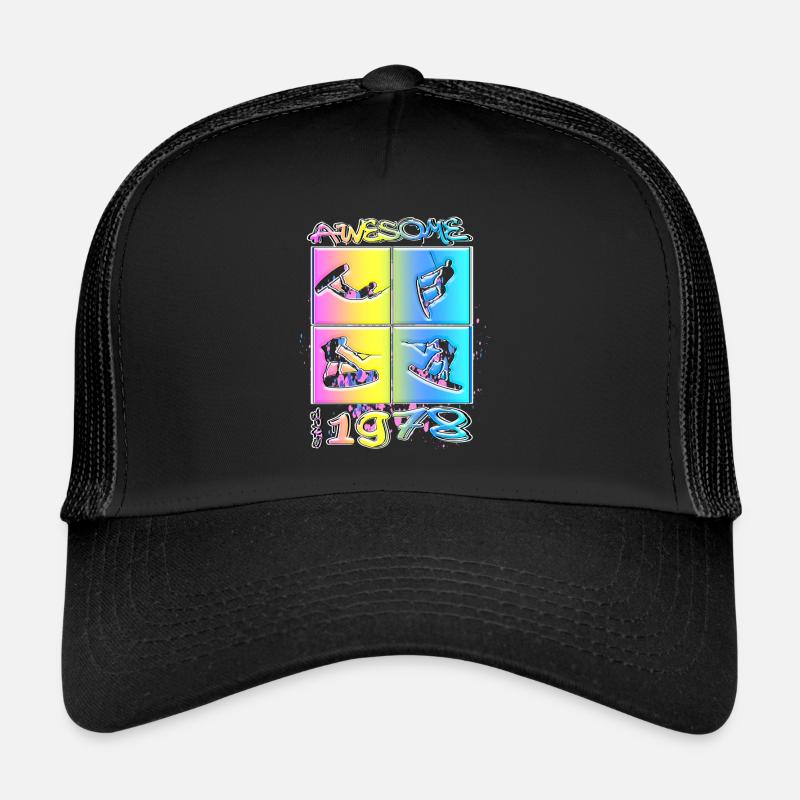 Awesome since 1978. Wakeboard Lifestyle - Trucker Cap - black/black