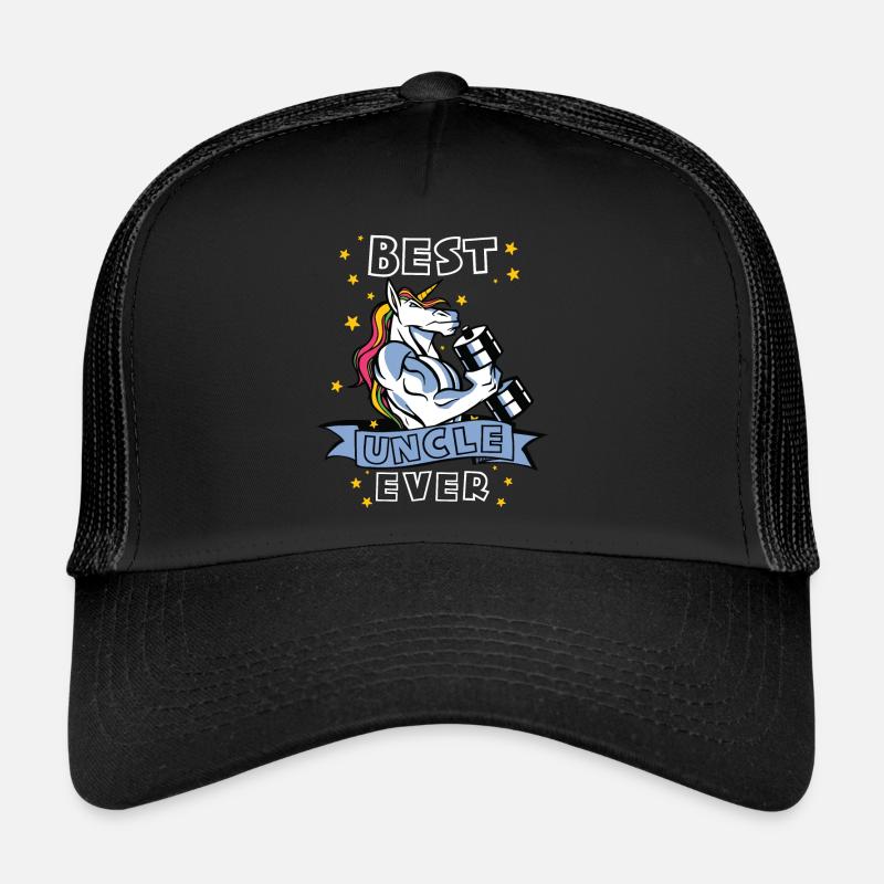 Meilleur oncle de tous les temps Bodybuilder Oncle Licorne Oncle Casquette trucker 