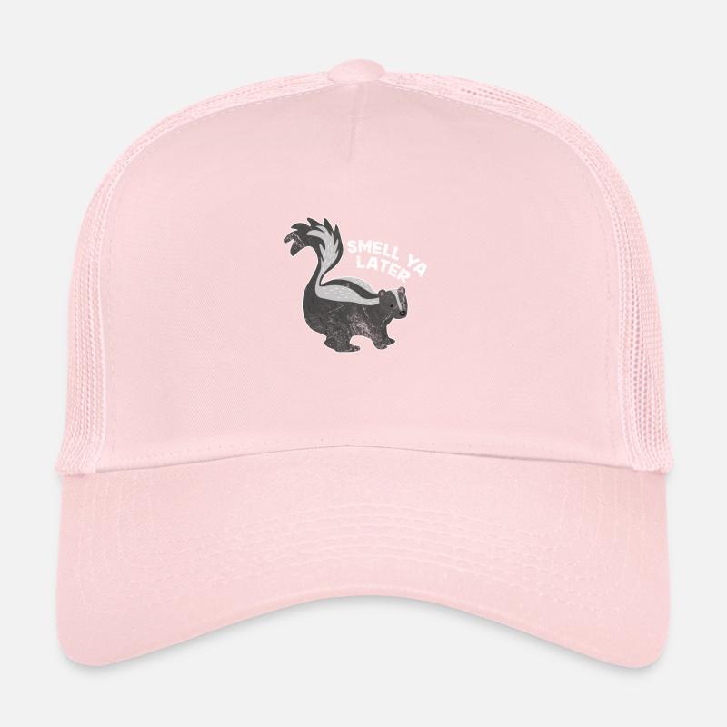 Stinktier Stinken Stinker Skunk Geschenk Trucker Cap