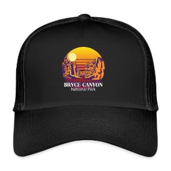 Bryce Canyon Souvenir National Park Rocks Utah Cam - Trucker Cap - black/black - Front