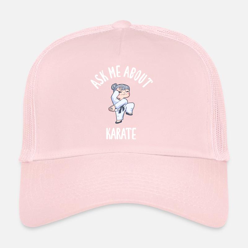 Posez-moi des questions sur le karaté Casquette trucker 