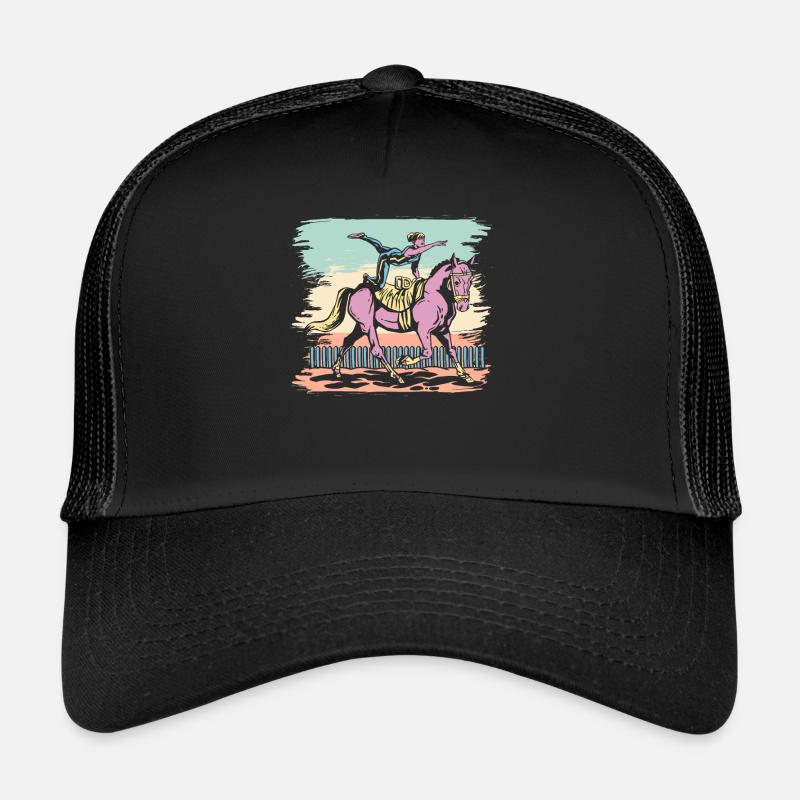Saut à cheval Voltigeur Équitation Équitation Casquette trucker 