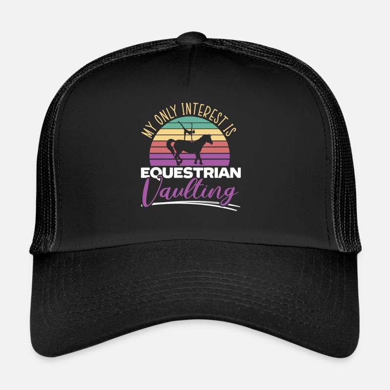 Mon seul intérêt est le cheval de saut équestre Casquette trucker 