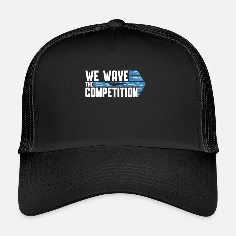 Schimmer Schwimmen We Wave The Competition Schwim Trucker Cap