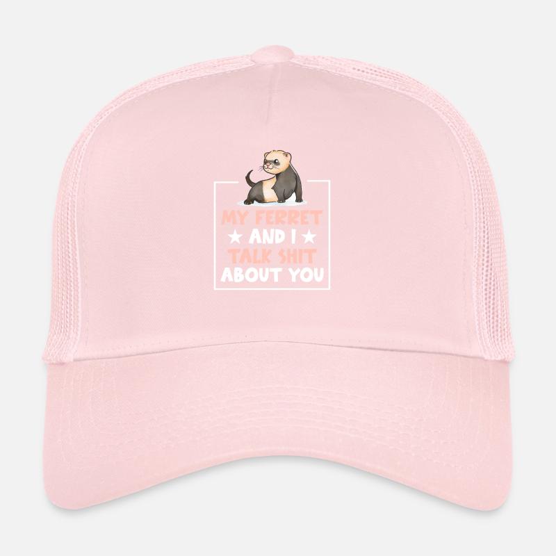 Frettchen Schlankes Wiesel Frettchen Trucker Cap