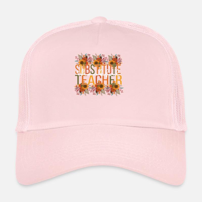 Enseignant suppléant Thanksgiving School Sous-enseignant Casquette trucker 