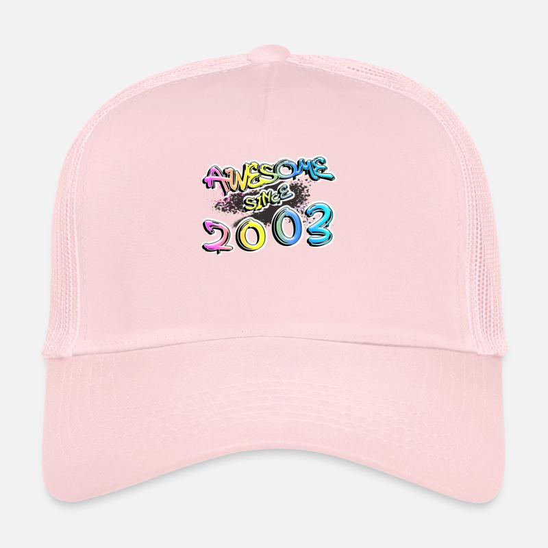 Awesome since 2003 Graffiti Motiv Trucker Cap