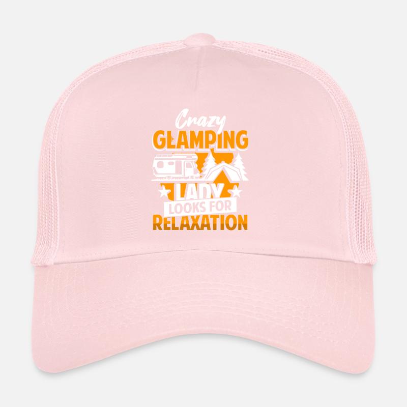 Glamping Camper Glamper Trucker Cap