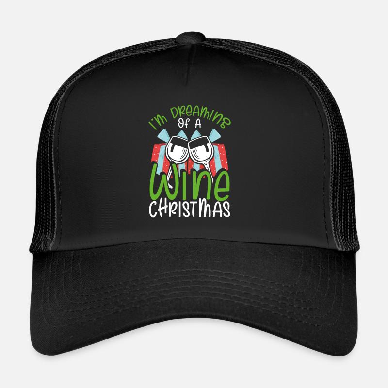 Je rêve d’un vin de Noël Casquette trucker 