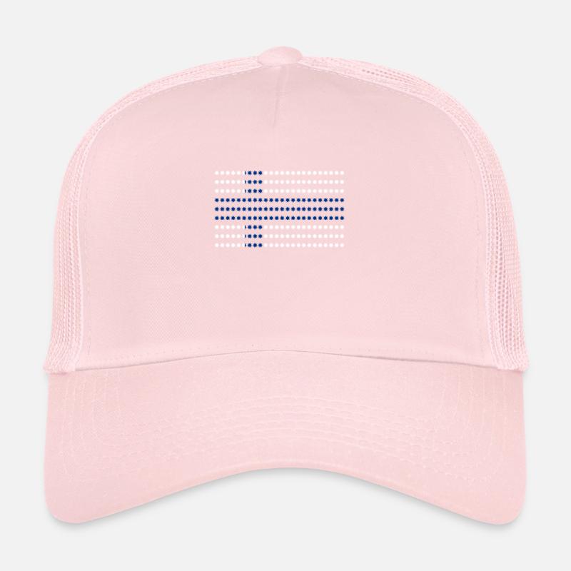 Drapeau de la Finlande Casquette trucker 